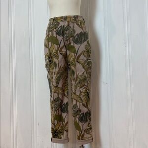MAVI Jeans Denise High Rise Cargo Pants – Tropical Leaf Print – Like New